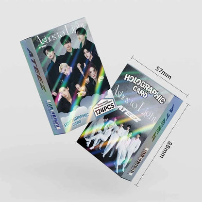ATEEZ Photocards Holographiques – Pack 124 Cartes K-pop ATINY