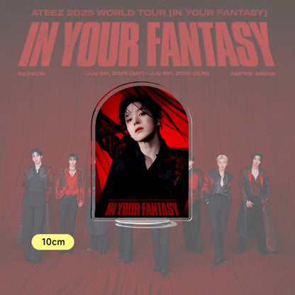 Standee ATEEZ Acrylique 10 cm – Figurine K-pop World Tour 2025 | Merch ATINY