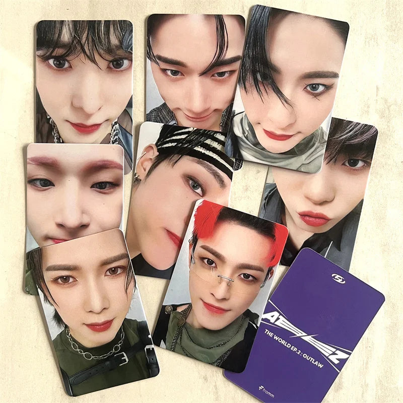 ATEEZ Lomo Cards Pack (8 pcs) – THE WORLD EP FIN WILL Photocards