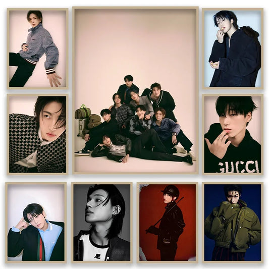 Poster ATEEZ Toile HD – Affiche K-pop Décoration Chambre ATINY