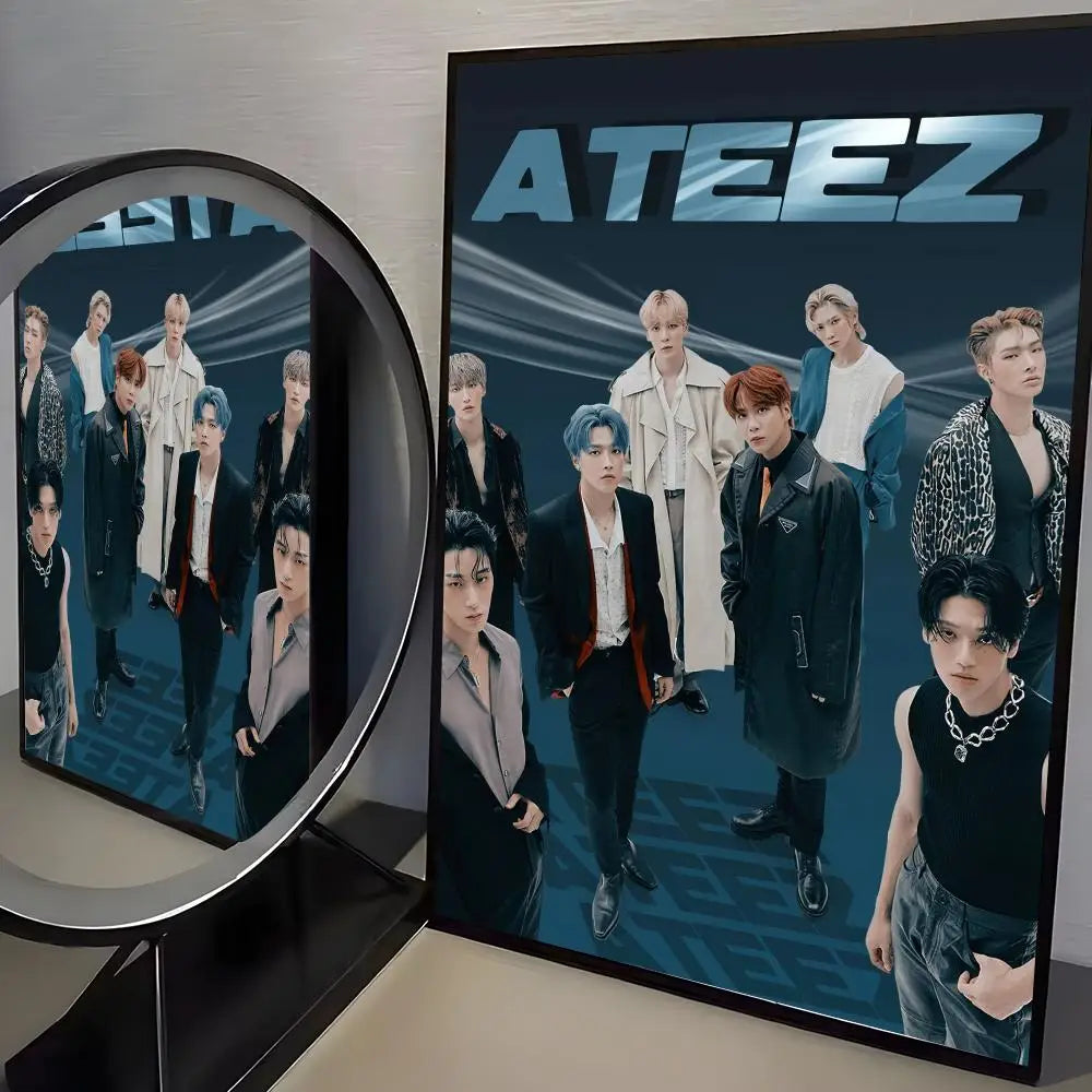 ATEEZ Poster K-pop – Affiche Murale Décoration Fans