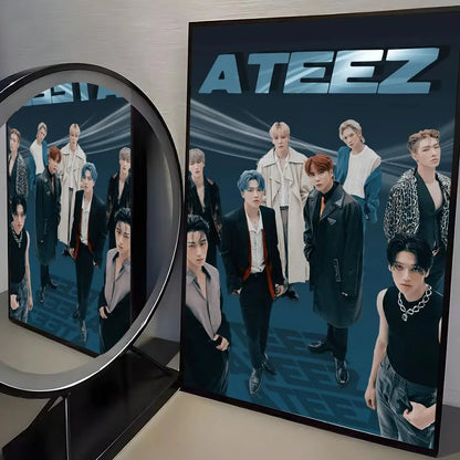 ATEEZ Poster K-pop – Affiche Murale Décoration Fans