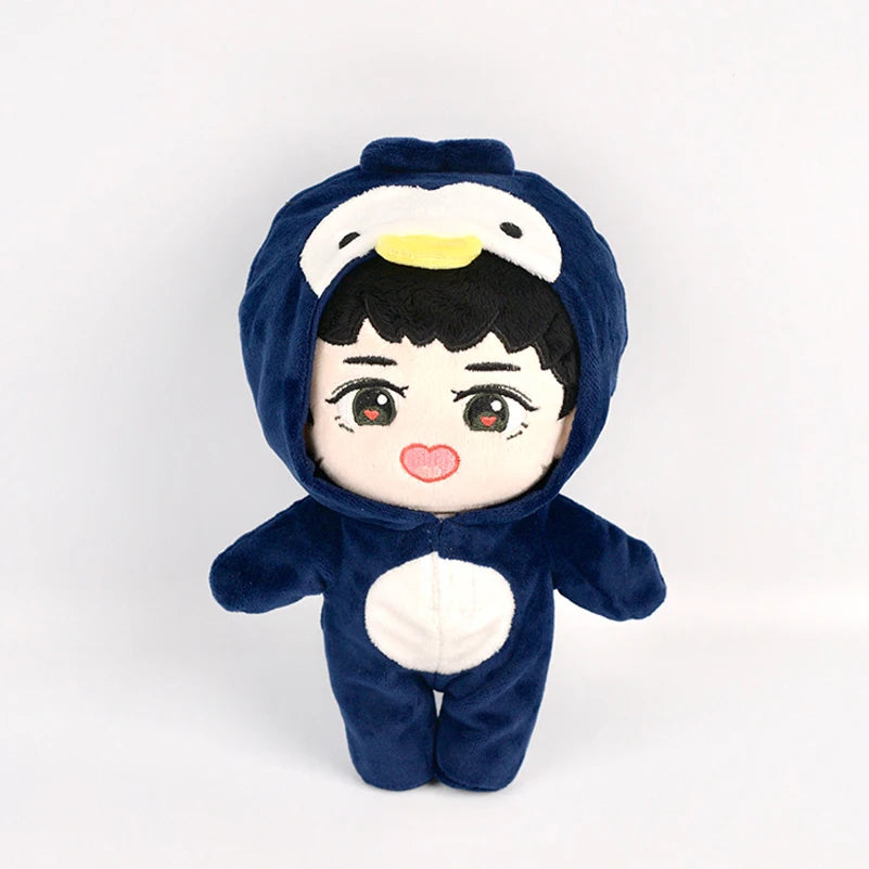 Peluche K-pop EXO 20 cm – Baekhyun Chanyeol Kai Sehun Suho Chen D.O.