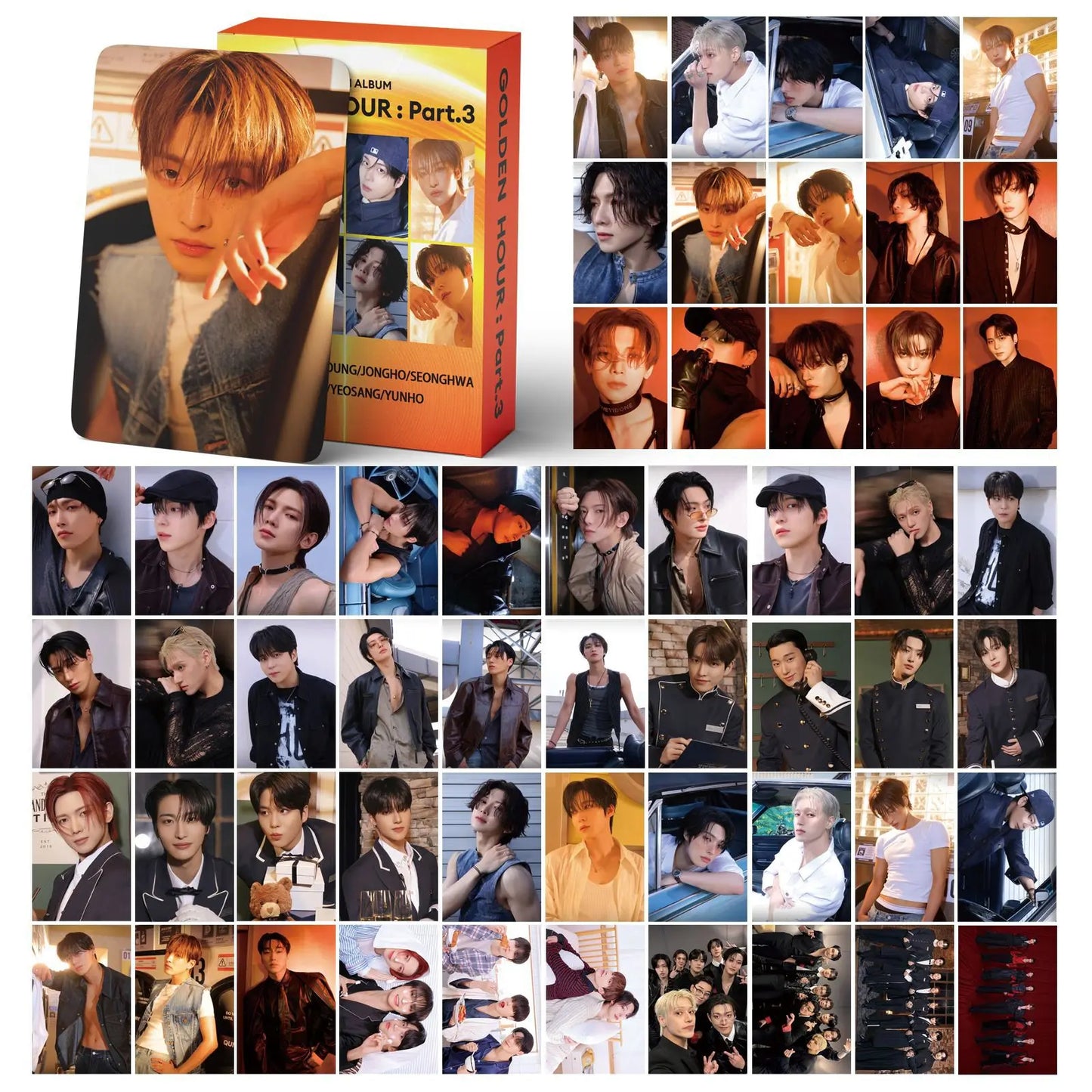 ATEEZ Photocards Set 55 – Season’s Greetings 2026 Lomo Cards K-pop Collection Fans