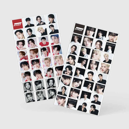 ATEEZ Photocards Holographiques – Pack 124 Cartes K-pop ATINY