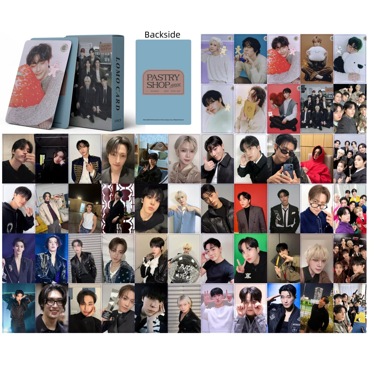 ATEEZ Photocards Set 55 – Season’s Greetings 2026 Lomo Cards K-pop Collection Fans