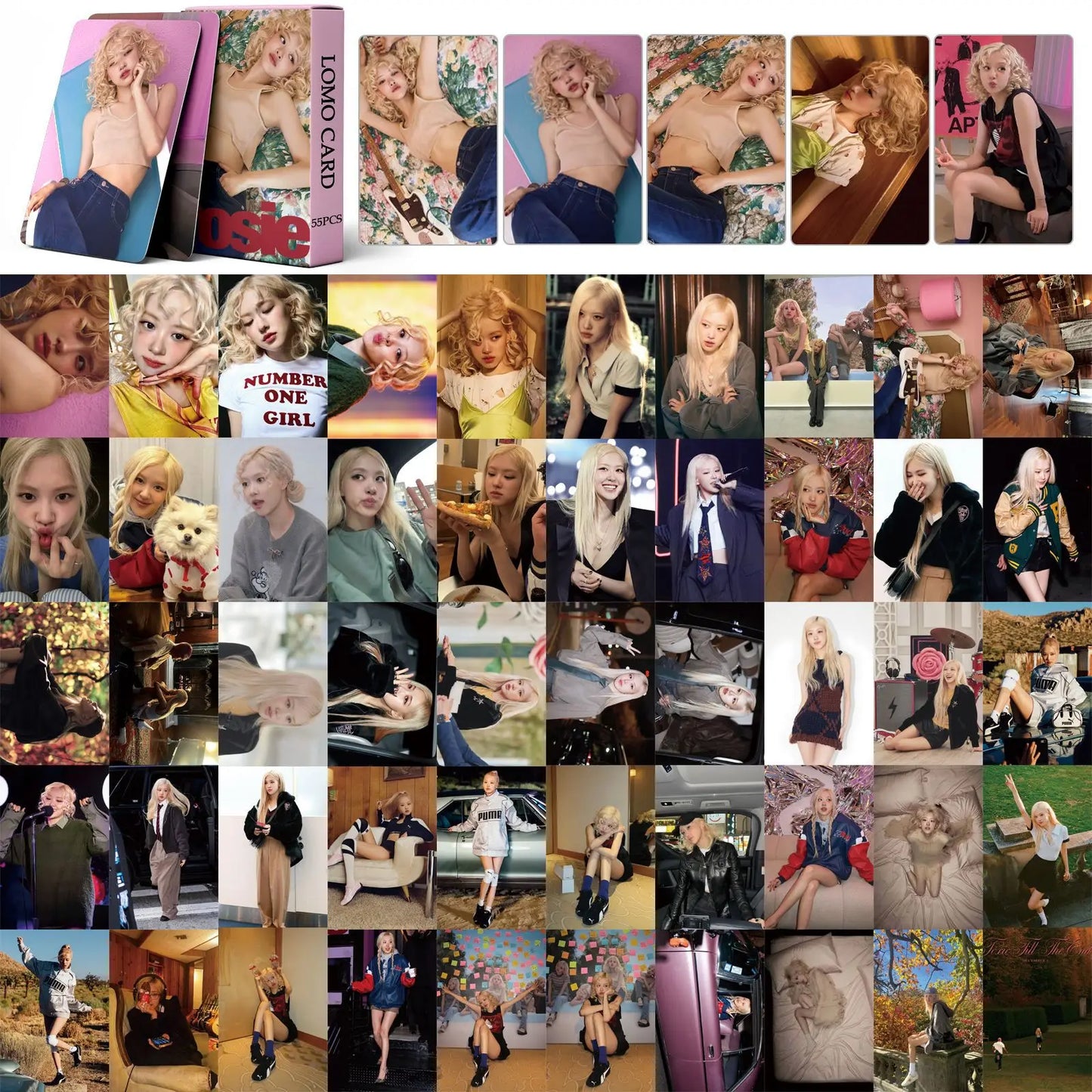 Photocards Rosé BLACKPINK – 55 Lomo Cards