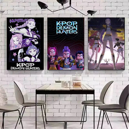 Affiche KPop Demon Hunters – Poster Déco