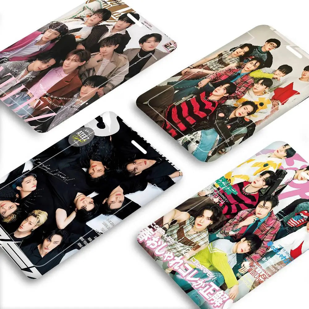 ATEEZ Porte-Badge K-pop avec Lanière – Porte-Carte ID Fans Collection