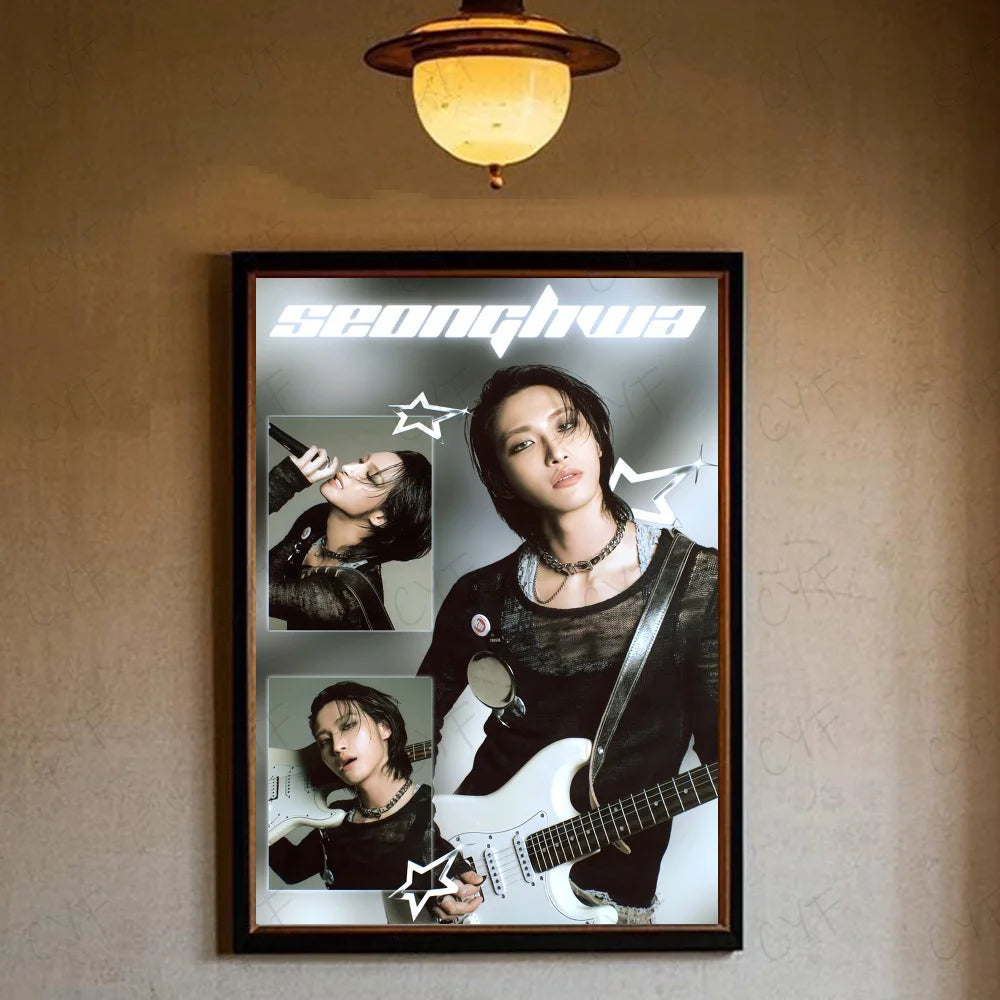 ATEEZ Poster K-pop – Affiche Murale Fans Décoration Chambre