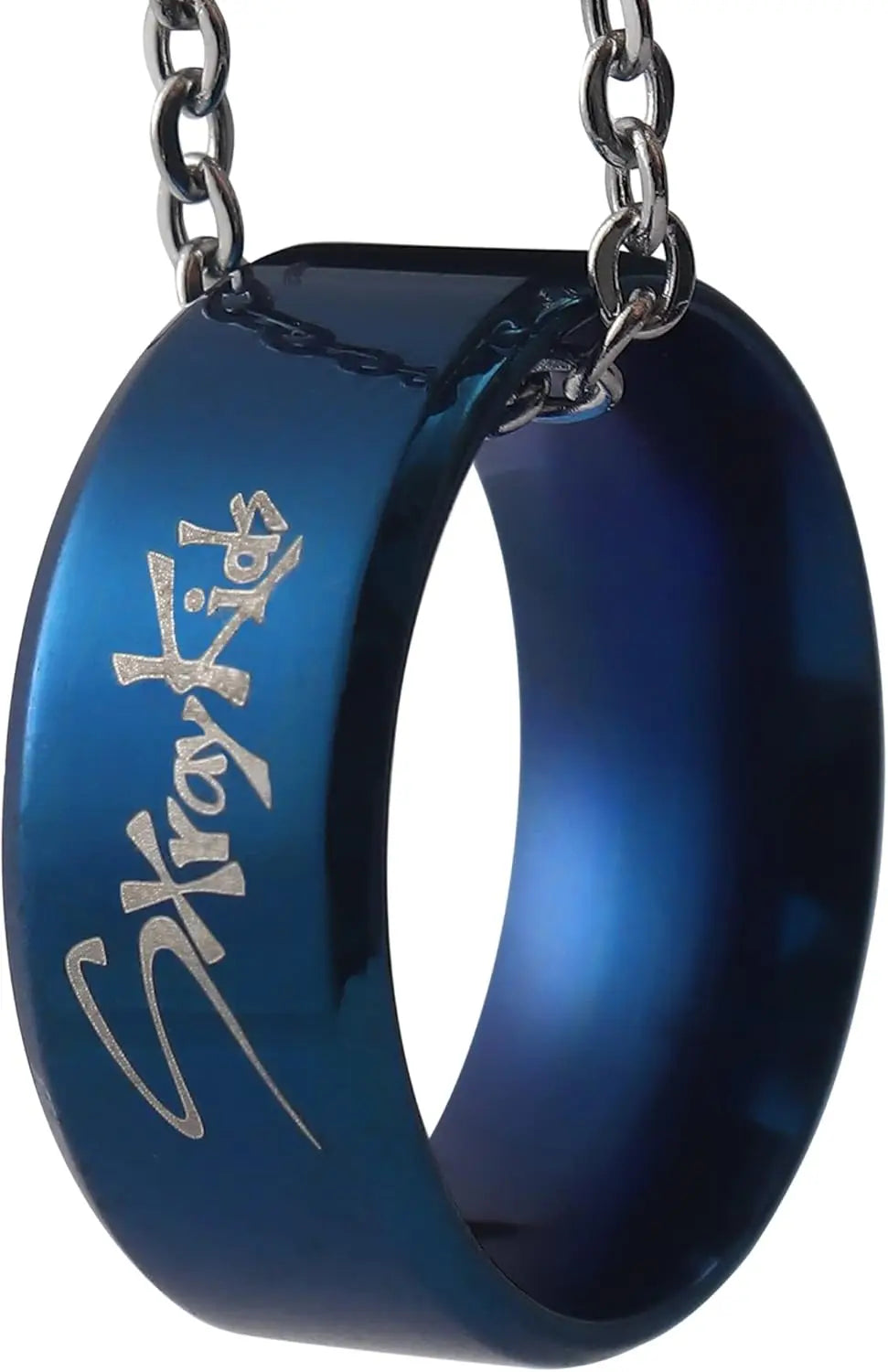 Collier Bague Gravée Stray Kids Acier Inoxydable – Bijou K-pop STAY | 3 Couleurs