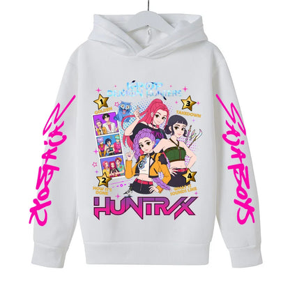 Sweat à Capuche Demon Hunters Enfant & Ado – Hoodie K-pop Huntrix