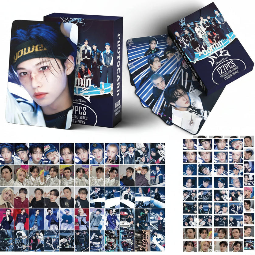 Coffret photocards Stray Kids DOMINATE version team 55 lomo cards et 72 stickers