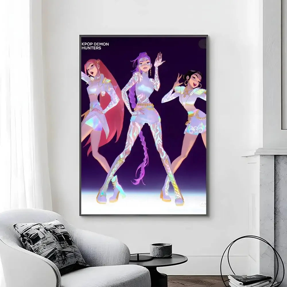 Affiche KPop Demon Hunters – Poster Déco