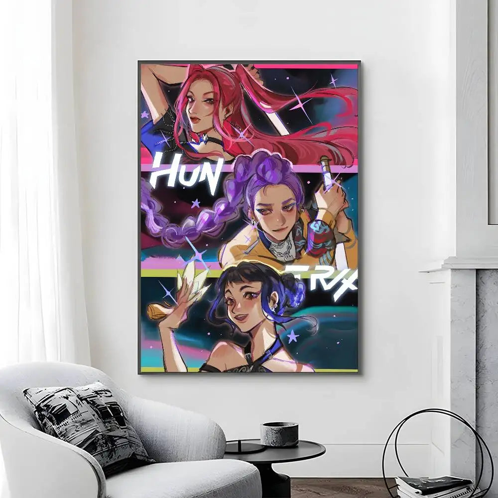 Affiche KPop Demon Hunters – Poster Déco