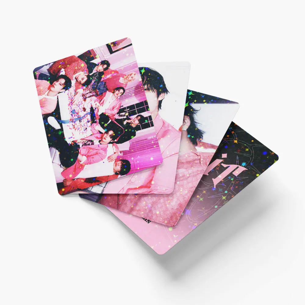 Photocards Stray Kids DOIT lomo cards double face effet scintillant