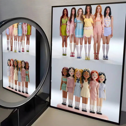 Affiche KATSEYE K-pop HD – Poster mural esthétique pour chambre de fan