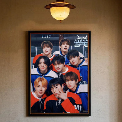 ATEEZ Poster K-pop – Affiche Murale Fans Décoration Chambre