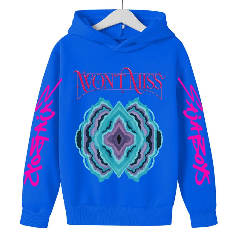 Sweat à Capuche KPop Demon Hunters – Enfants & Ados - Version Emblème