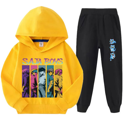 Ensemble K-pop Demon Hunters Enfant | Sweat à Capuche + Jogging Streetwear