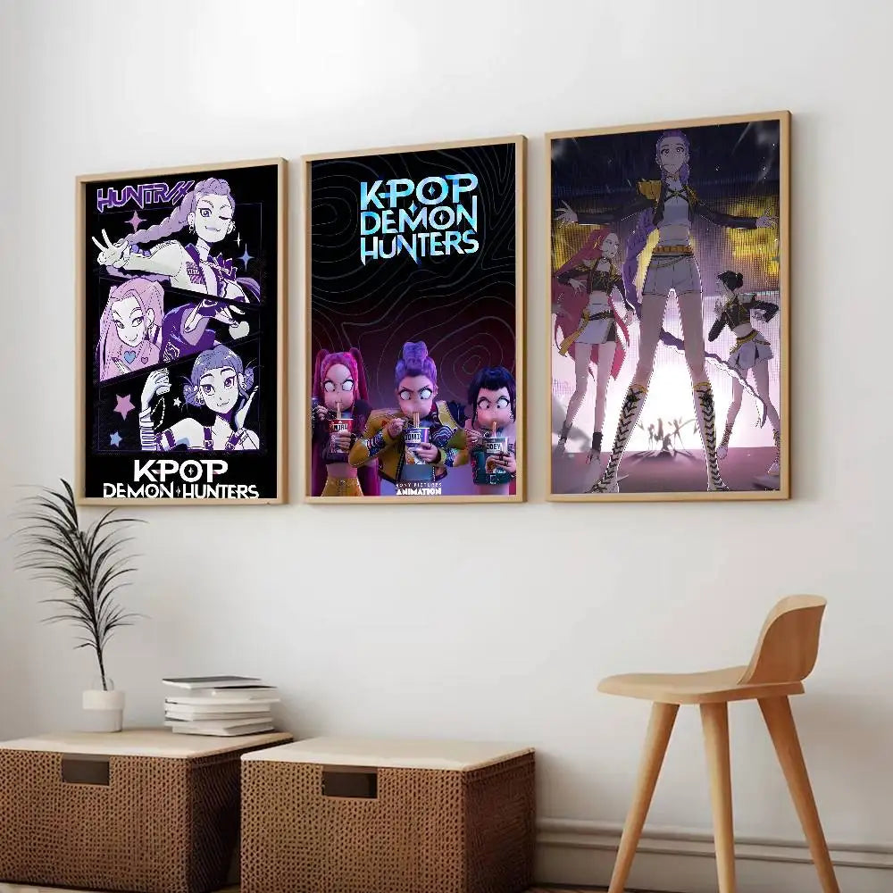 Affiche KPop Demon Hunters – Poster Déco