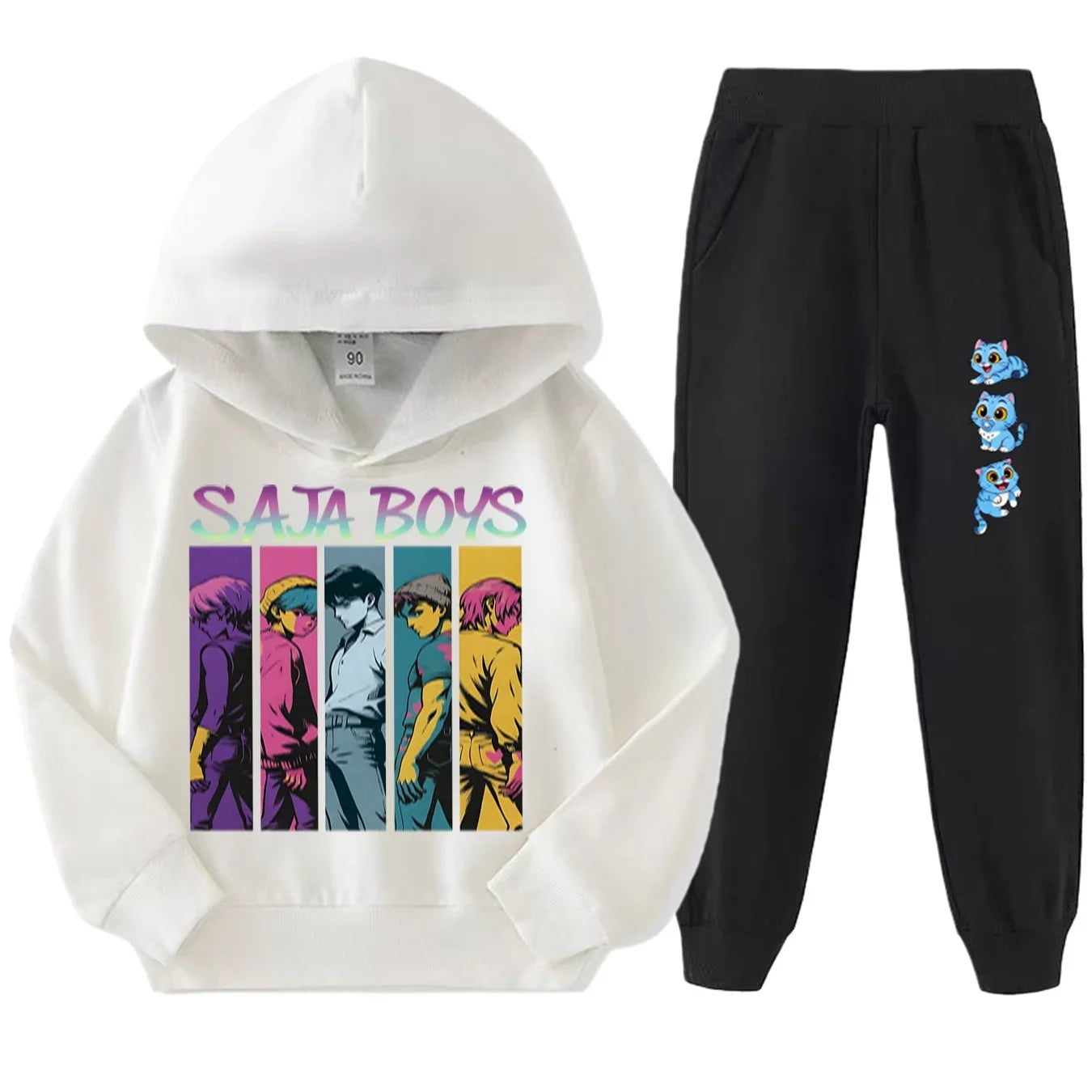 Ensemble K-pop Demon Hunters Enfant | Sweat à Capuche + Jogging Streetwear