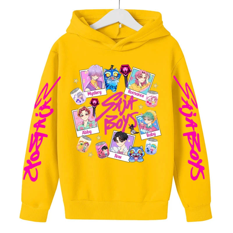 Sweat à Capuche KPop Demon Hunters – Enfants & Ados - Design Collage