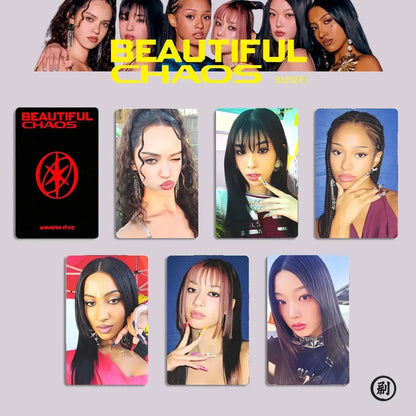 Photocards KATSEYE – Beautiful Chaos (6 cartes)
