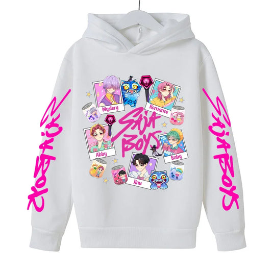 Sweat à Capuche KPop Demon Hunters – Enfants & Ados - Design Collage