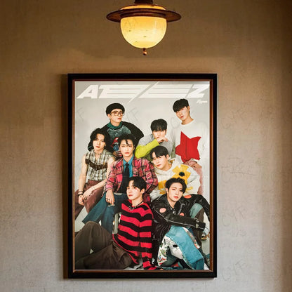 ATEEZ Poster K-pop – Affiche Murale Fans Décoration Chambre