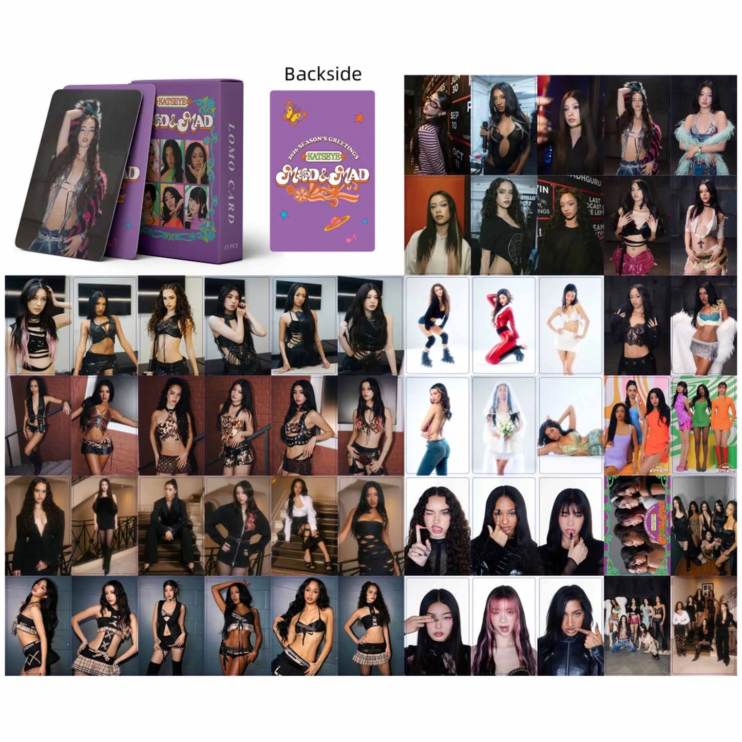 Katseye Photocards Holographiques