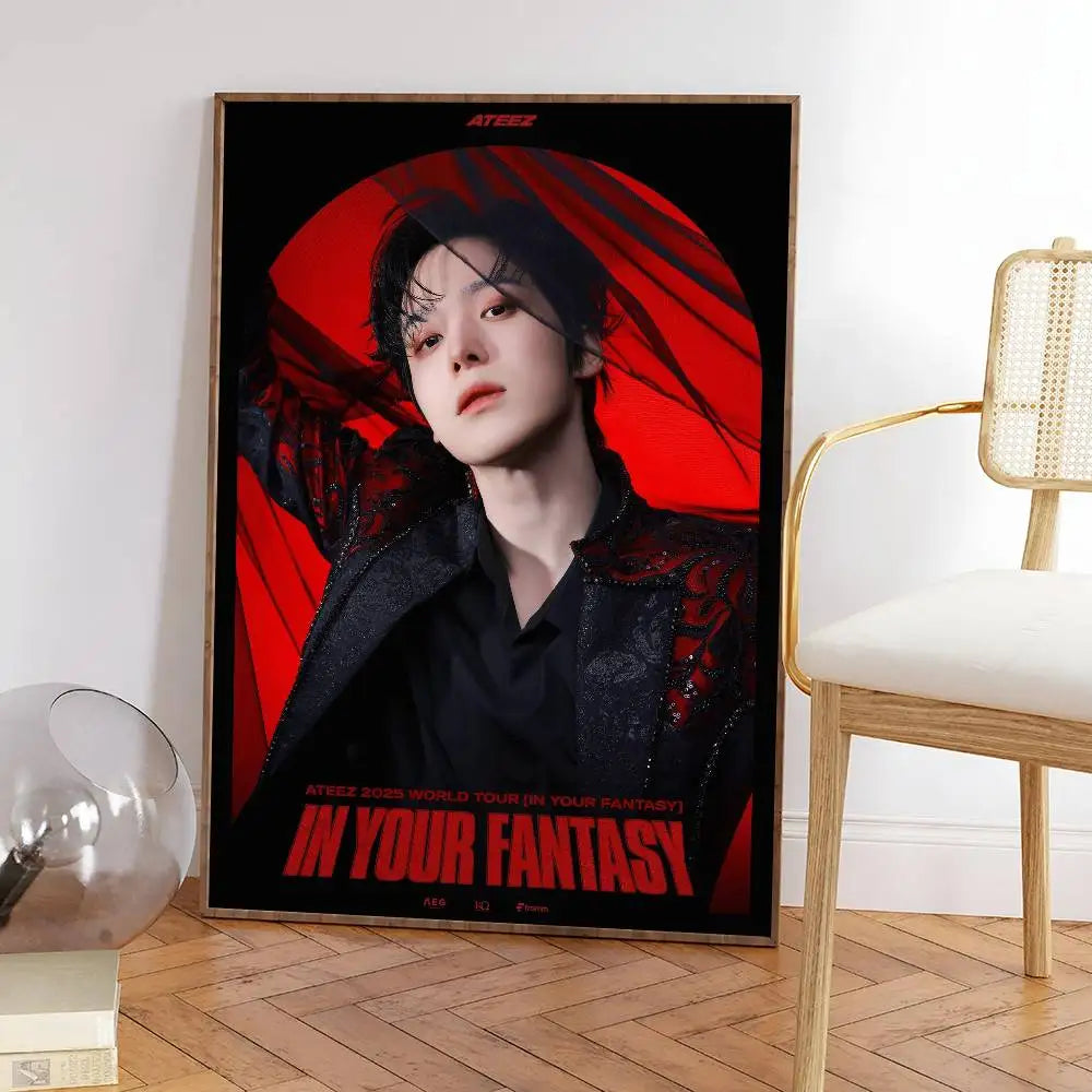 Poster ATEEZ IN YOUR FANTASY – Affiche K-pop Décoration Chambre ATINY