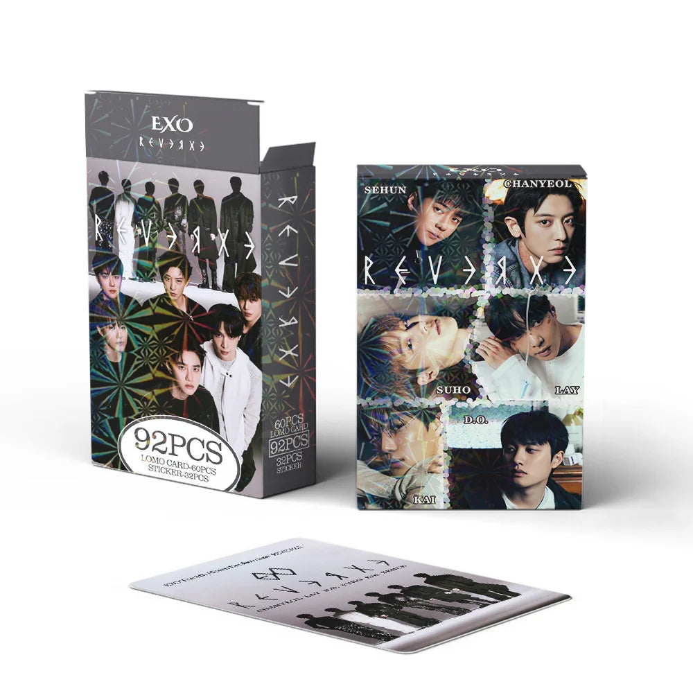 Pack Lomo Cards EXO – REEVXE 92 pièces + Stickers