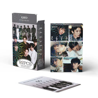 Pack Lomo Cards EXO – REEVXE 92 pièces + Stickers
