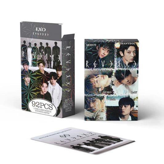 Pack Lomo Cards EXO – REEVXE 92 pièces + Stickers