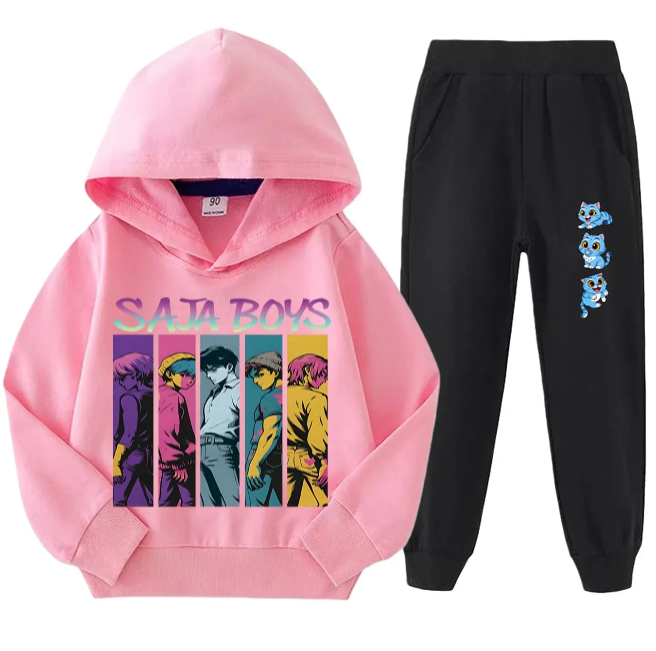 Ensemble K-pop Demon Hunters Enfant | Sweat à Capuche + Jogging Streetwear