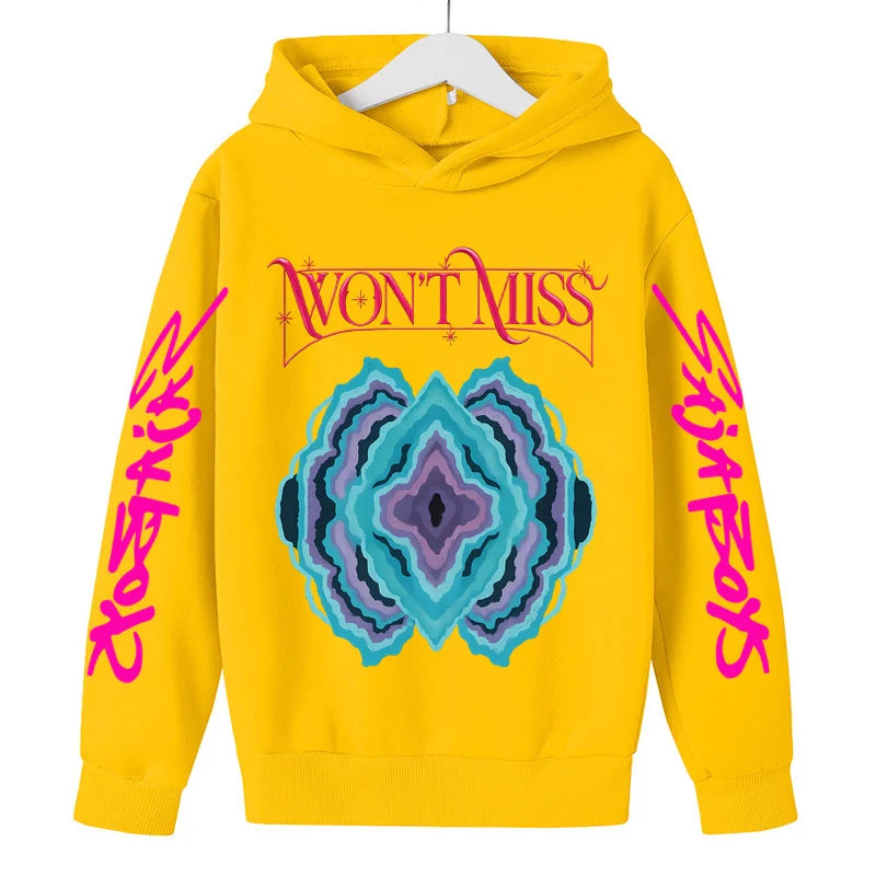 Sweat à Capuche KPop Demon Hunters – Enfants & Ados - Version Emblème