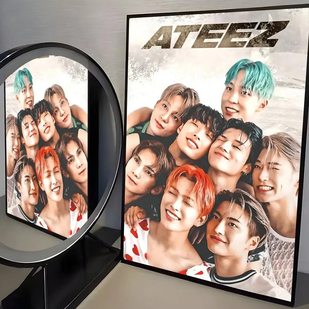 ATEEZ Poster K-pop – Affiche Murale Décoration Fans
