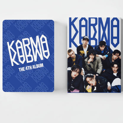 Photocards Stray Kids KARMA – 55 Lomo Cards + 72 Stickers | Solo ou Team STAY