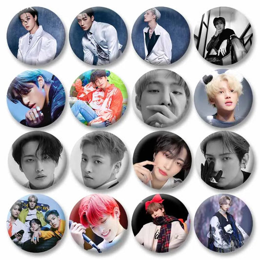 Badge ATEEZ K-pop – Broche ATINY Accessoire Sac & Vêtements