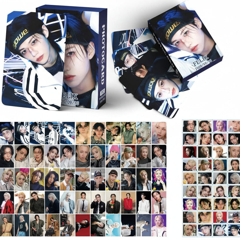  Coffret photocards Stray Kids KARMA version solo Felix 55 lomo cards et 72 stickers