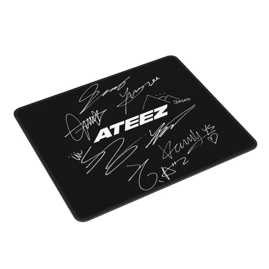 ATEEZ Mouse Pad Gaming – Tapis de Souris K-pop Logo & Autographes