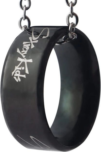 Collier Bague Gravée Stray Kids Acier Inoxydable – Bijou K-pop STAY | 3 Couleurs