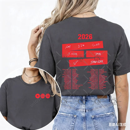 T-shirt BTS World Tour 2026