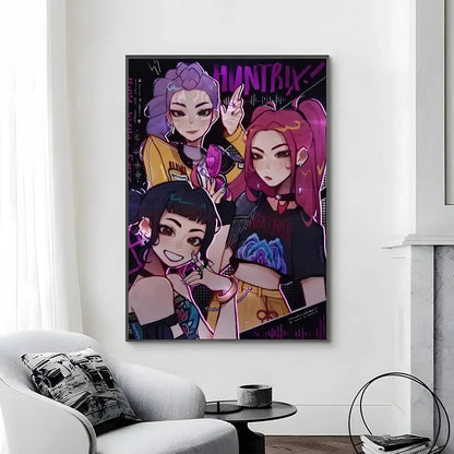 Affiche KPop Demon Hunters – Poster Déco
