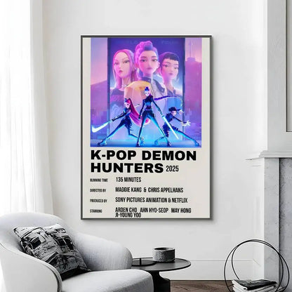 Affiche KPop Demon Hunters – Poster Déco
