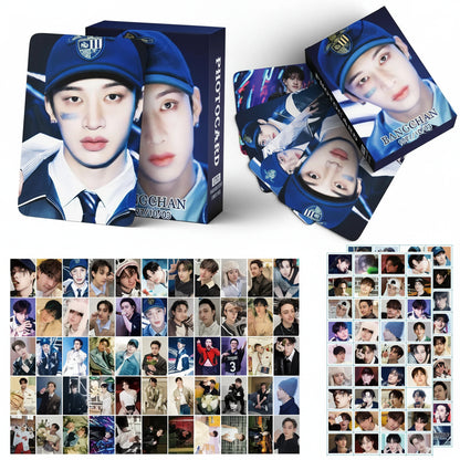 Coffret photocards Stray Kids KARMA version solo Bang Chan 55 lomo cards et 72 stickers