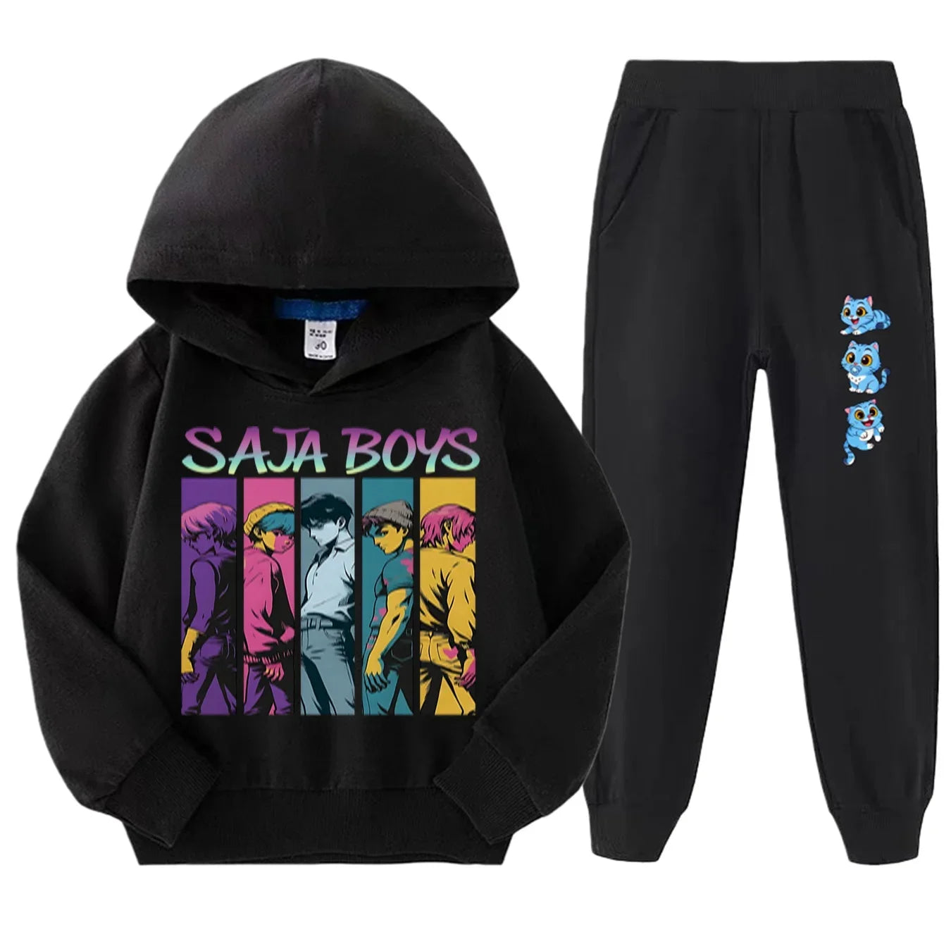 Ensemble K-pop Demon Hunters Enfant | Sweat à Capuche + Jogging Streetwear