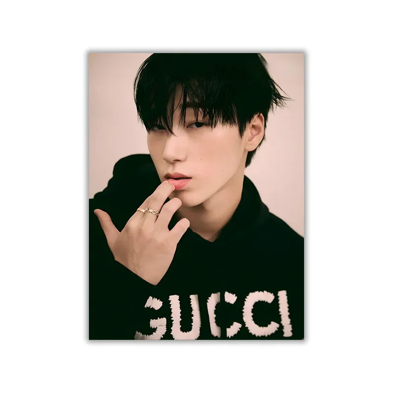 Poster ATEEZ Toile HD – Affiche K-pop Décoration Chambre ATINY