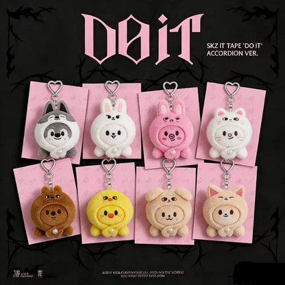 Porte-clés Peluche SKZOO DOIT Era Stray Kids – Mini Plush Cœur K-pop | 8 Personnages STAY